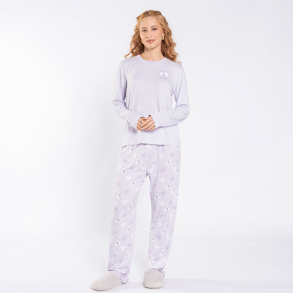 Pijama Feminino Longo Peletizado Camila Moretti