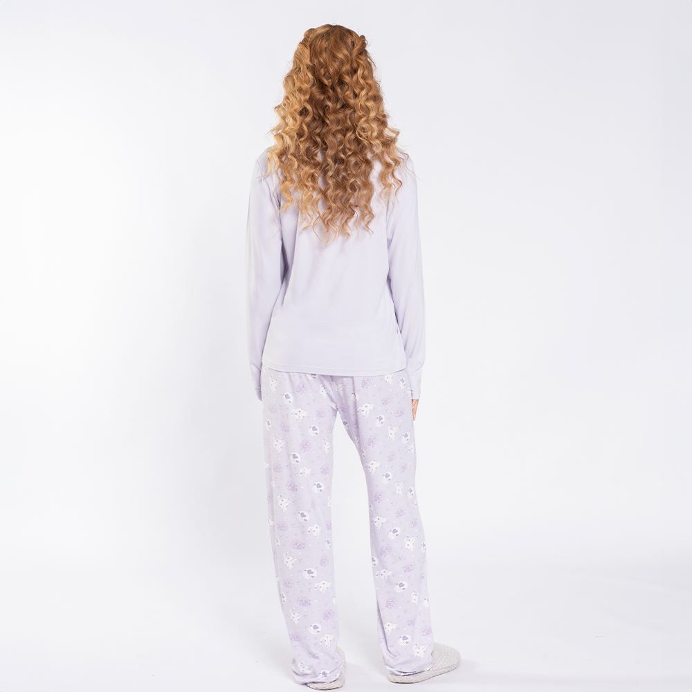Pijama Feminino Longo Peletizado Camila Moretti