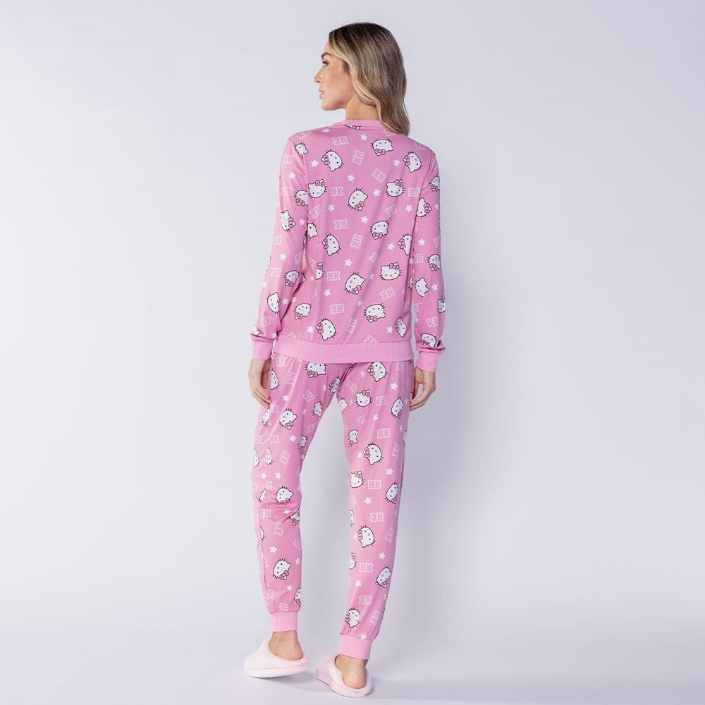 Pijama Feminino Longo Peletizado Sanrio