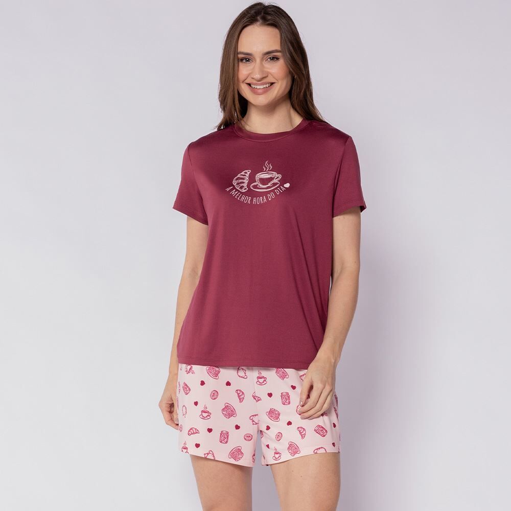 Pijama Feminino Peletizado Camila Moretti