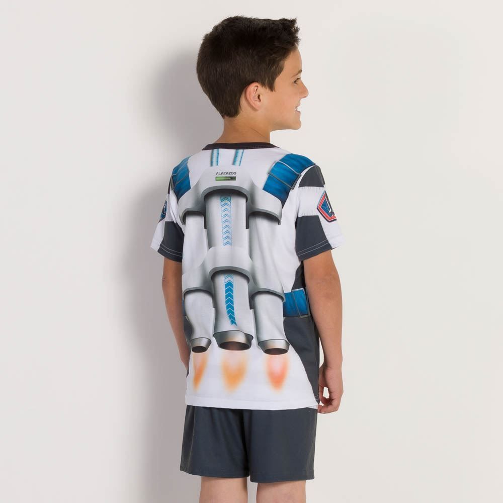 Pijama Infantil 04 a 10 Anos Malha Lightness Strech Alakazoo
