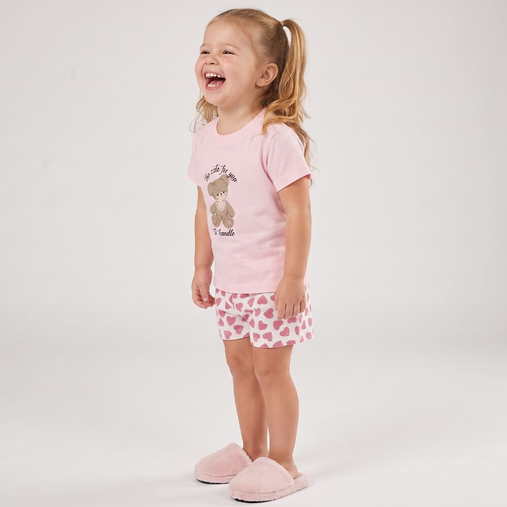 Pijama Infantil Menina 1 a 3 Anos Yoyo Kids