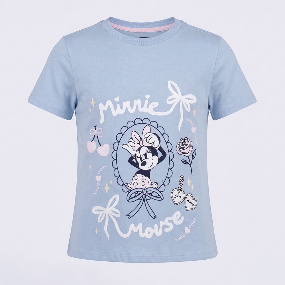Pijama Infantil Menina 4 a 10 Anos Curto Minnie Disney