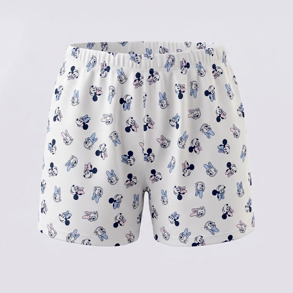 Pijama Infantil Menina 4 a 10 Anos Curto Minnie Disney