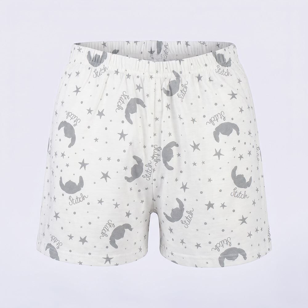 Pijama Infantil Menina 4 a 10 Anos Curto Stitch Disney