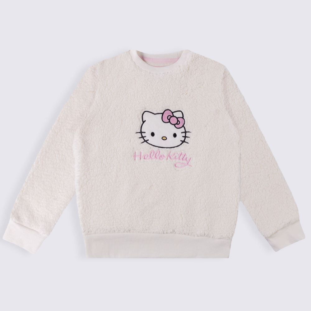 Pijama Infantil Menina 4 a 10 Anos Longo Em Sherpa Sanrio