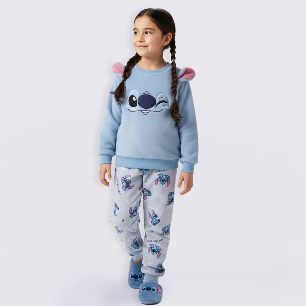 Pijama Infantil Menina 4 a 10 Anos Orelha 3D Disney