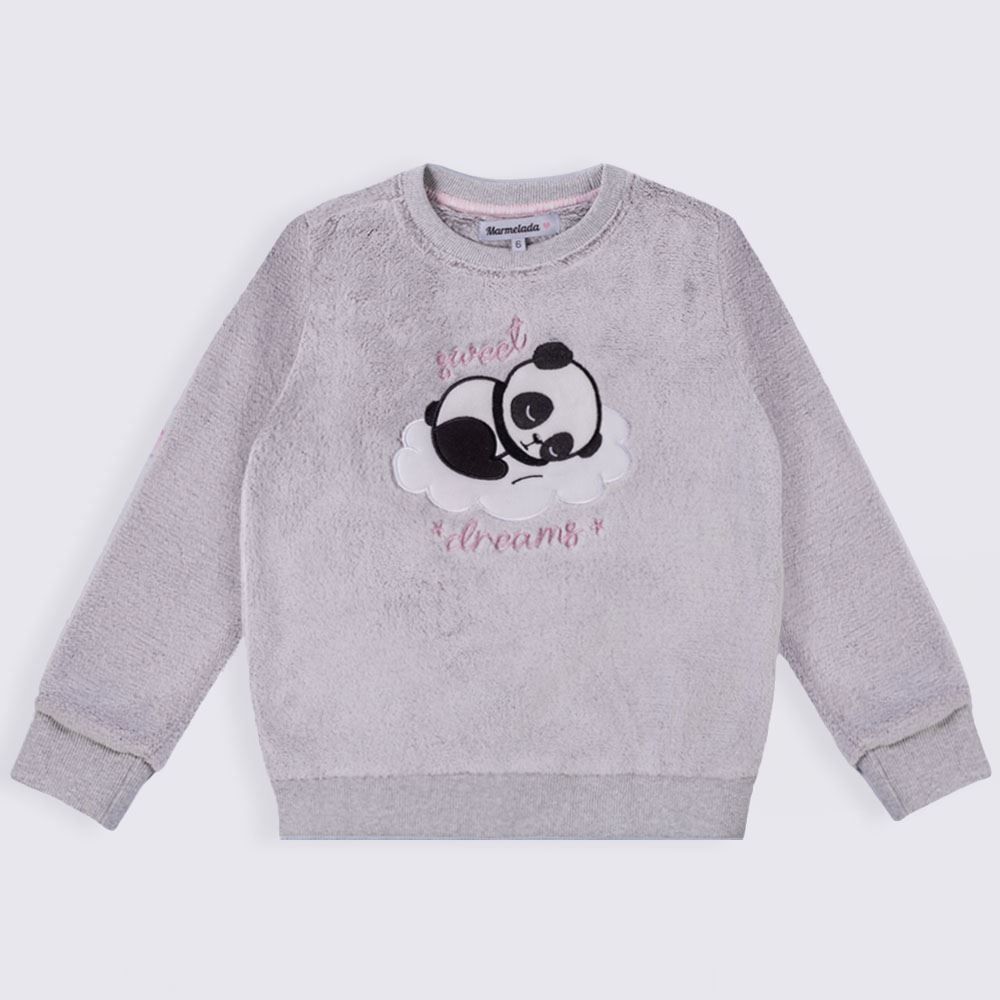 Pijama Infantil Menina 4 a 10 Anos Sleepy Panda Marmelada