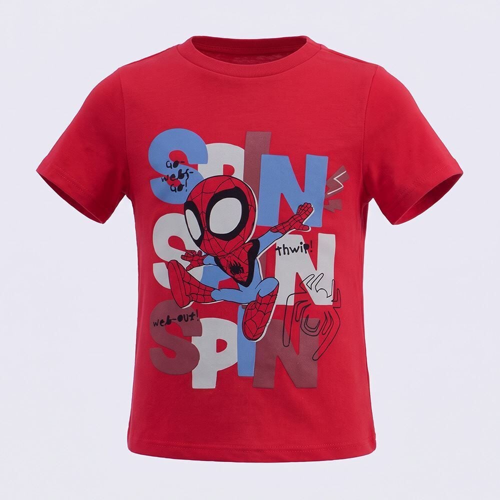 Pijama Infantil Menino 1 a 3 Anos Curto Spider Disney