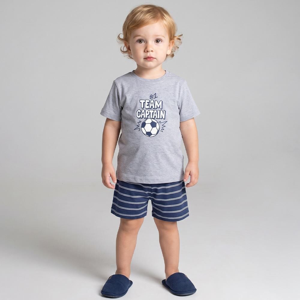 Pijama Infantil Menino 1 a 3 Anos Curto Yoyo Kids