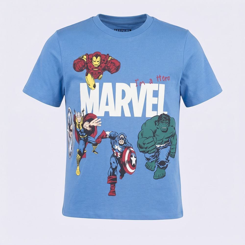 Pijama Infantil Menino 4 a 10 Anos Curto Avengers Disney