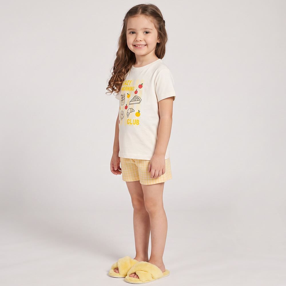 Pijama Infantil Menina 4 a 10 Anos Curto Em Algodão Marmelada