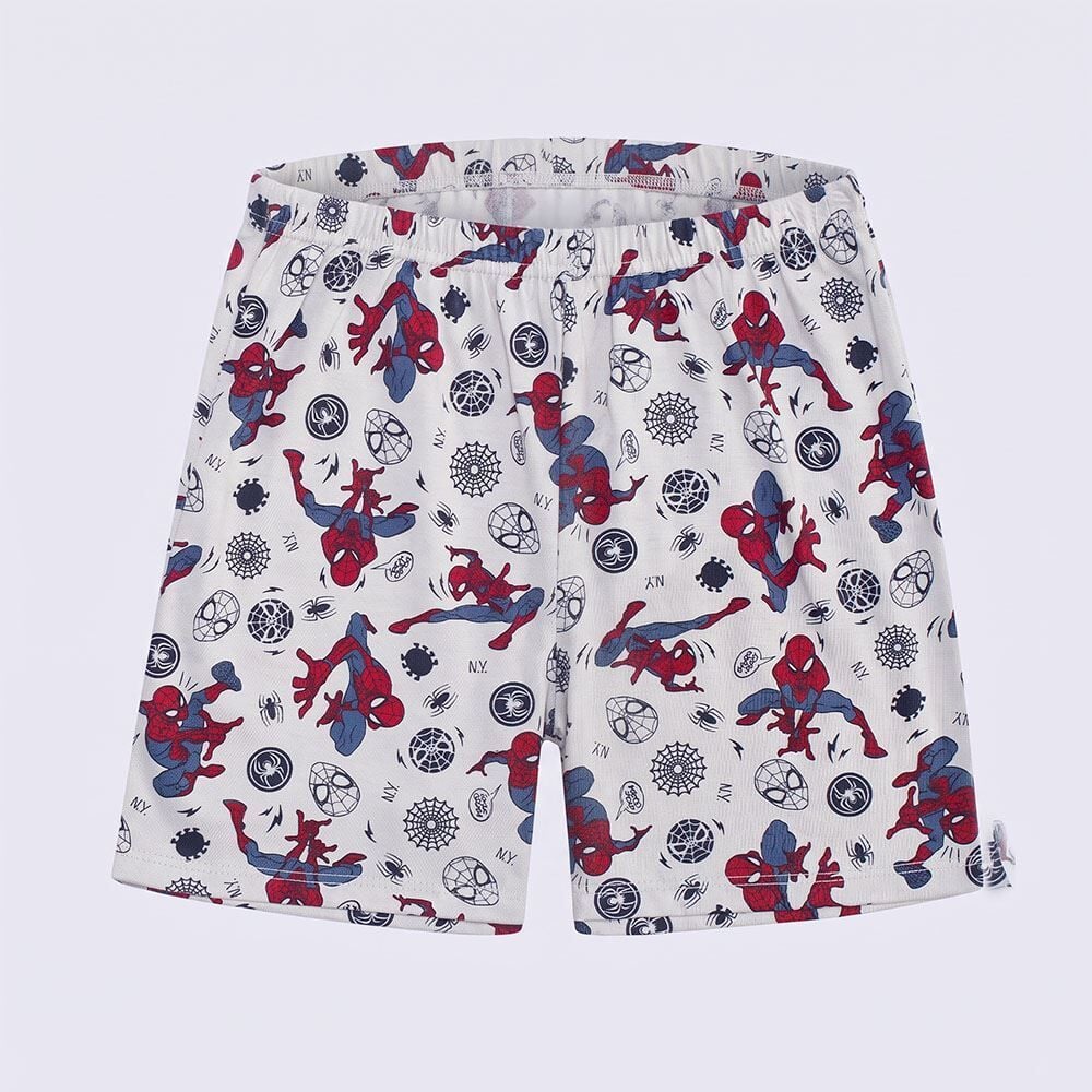 Pijama Infantil Menino 4 a 10 Anos Curto Spider Disney
