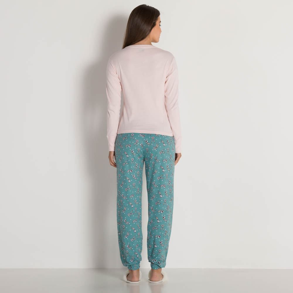 Pijama Longo Looney Tunes Warner Bros