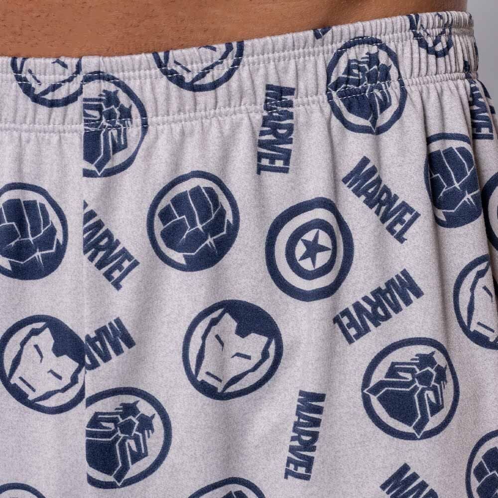 Pijama Masculino Curto Avangers Peletizado Marc Alain