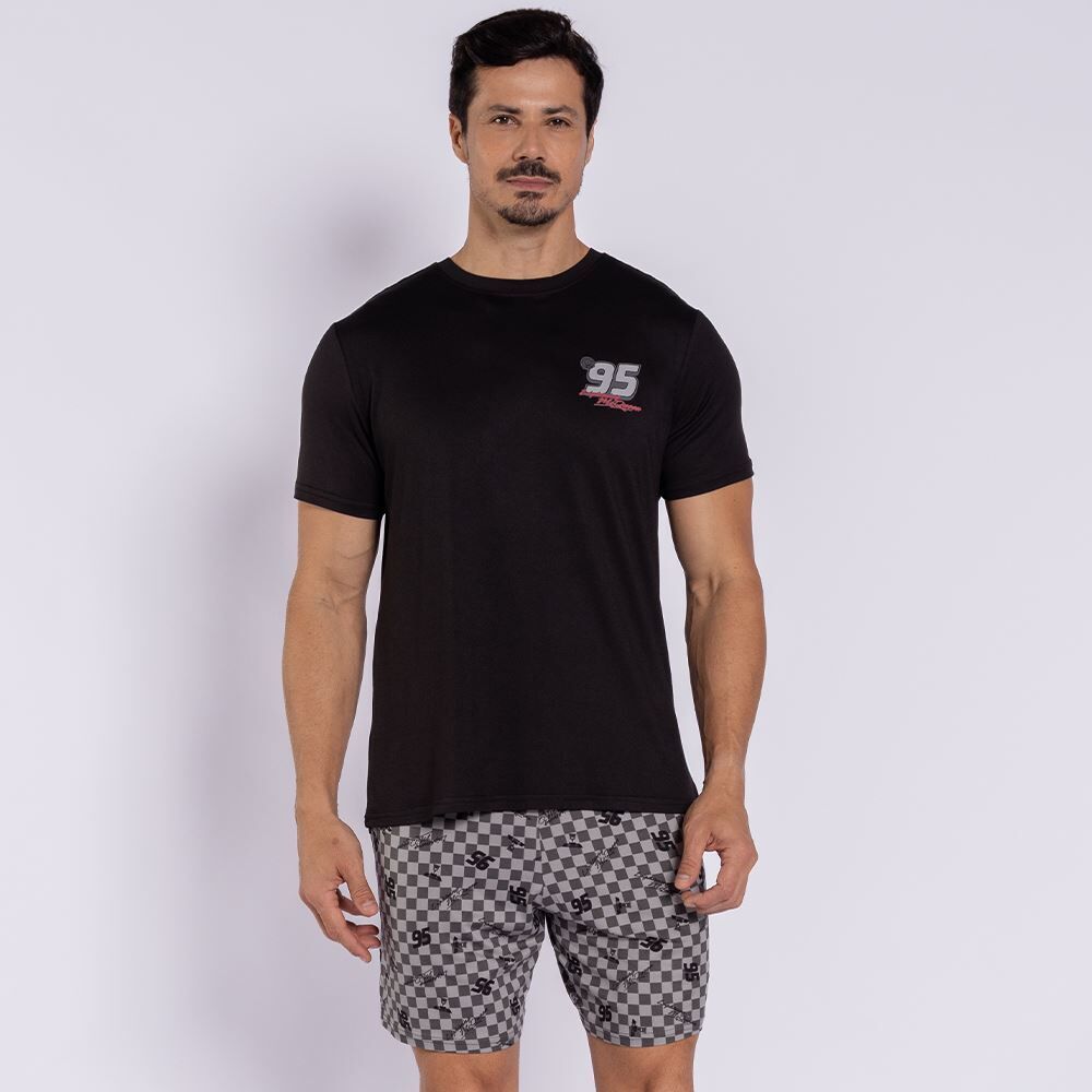 Pijama Masculino Curto Peletizado Disney
