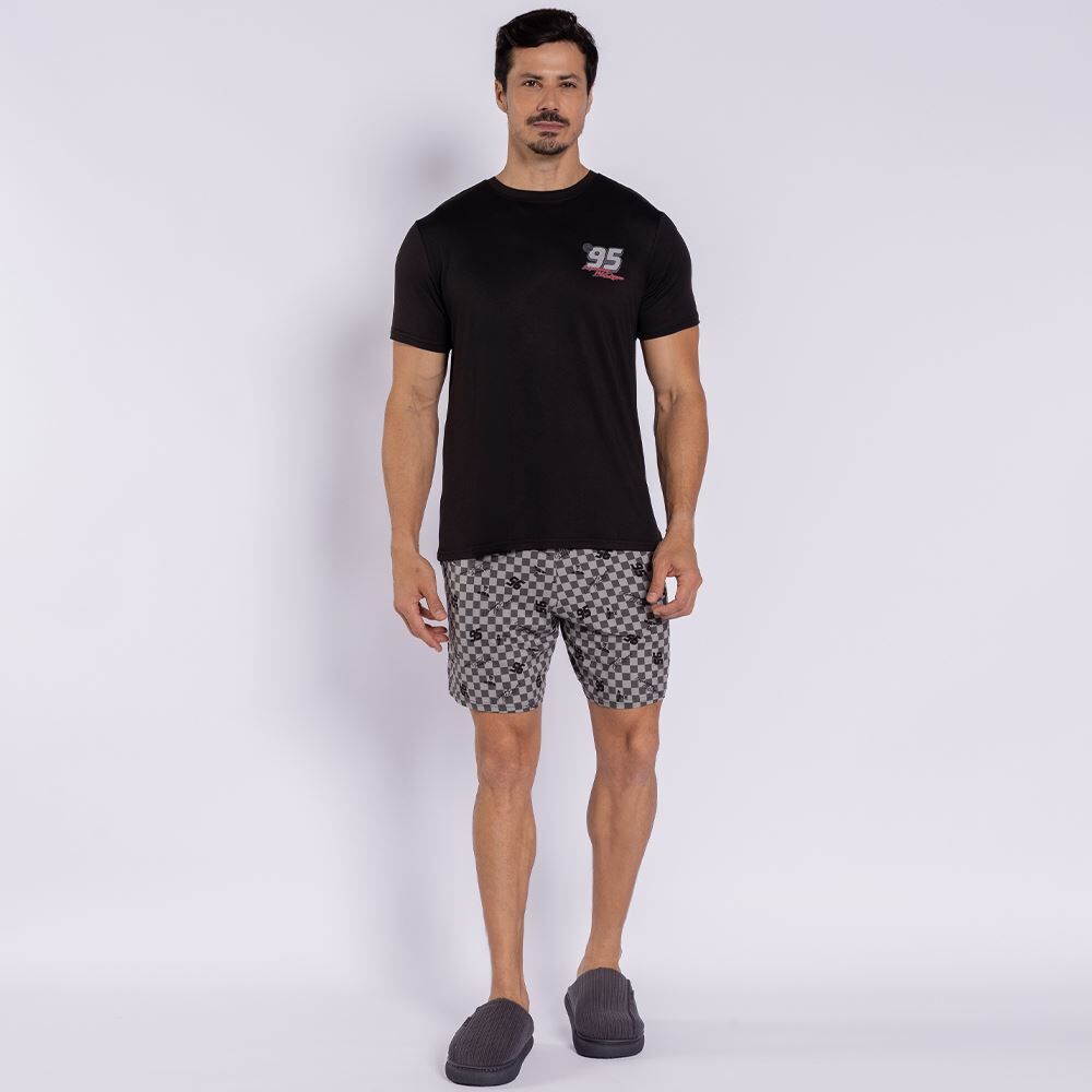 Pijama Masculino Curto Peletizado Disney