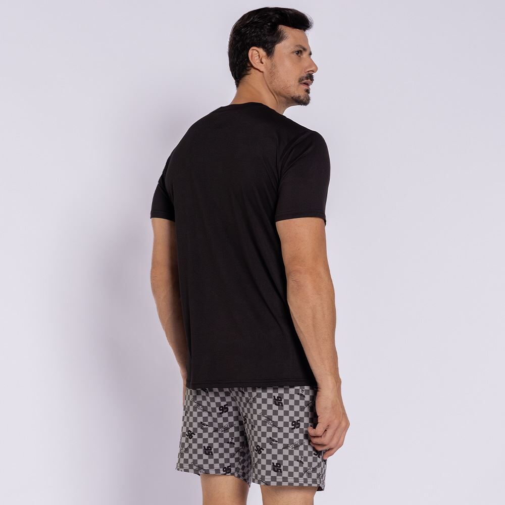 Pijama Masculino Curto Peletizado Disney