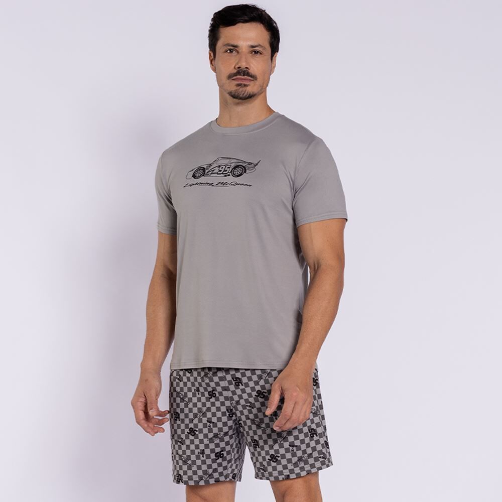 Pijama Masculino Curto Peletizado Disney