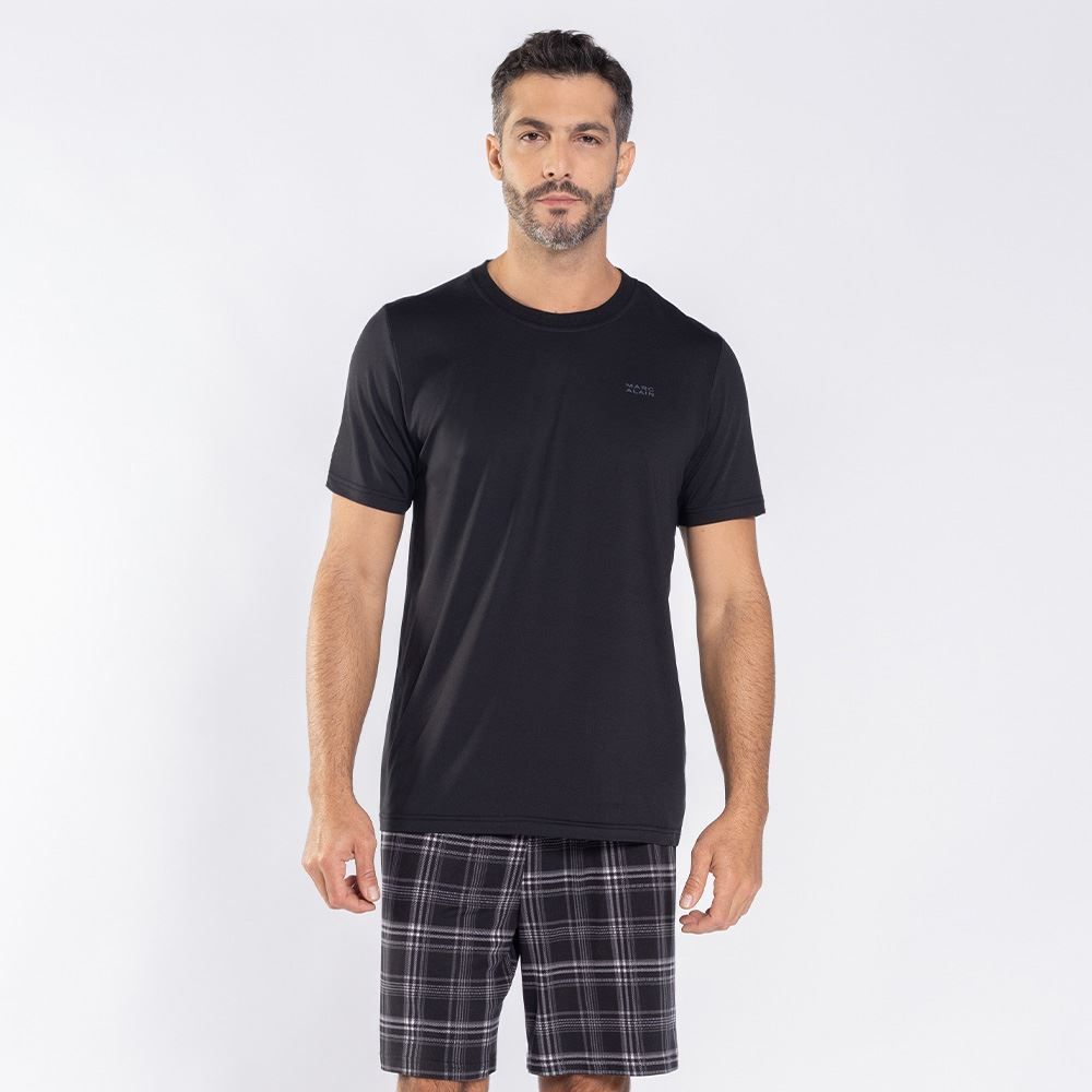 Pijama Masculino Curto Peletizado Marc Alain