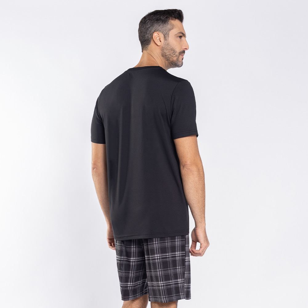 Pijama Masculino Curto Peletizado Marc Alain