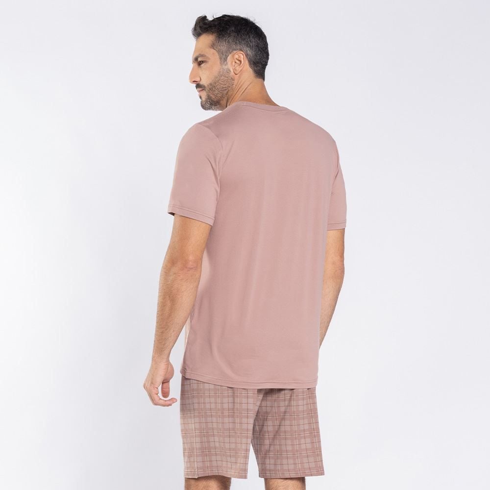 Pijama Masculino Curto Peletizado Marc Alain