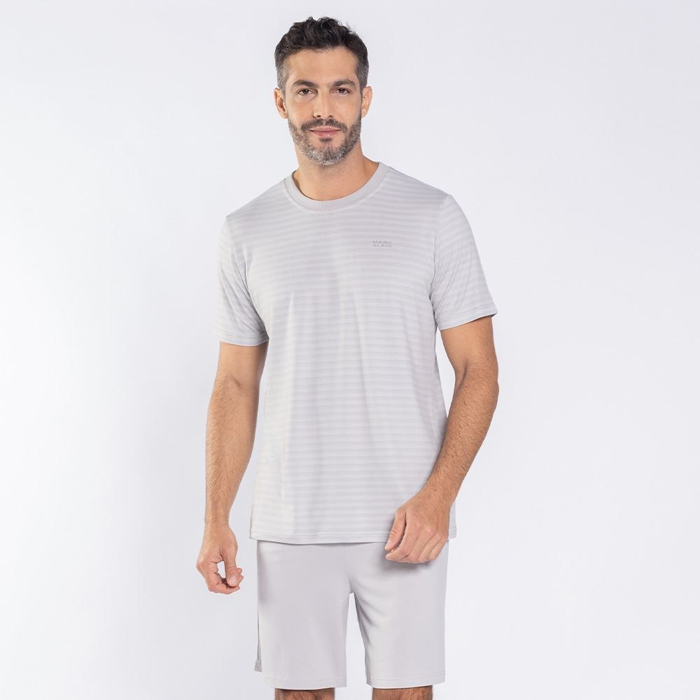 Pijama Masculino Curto Peletizado Marc Alain