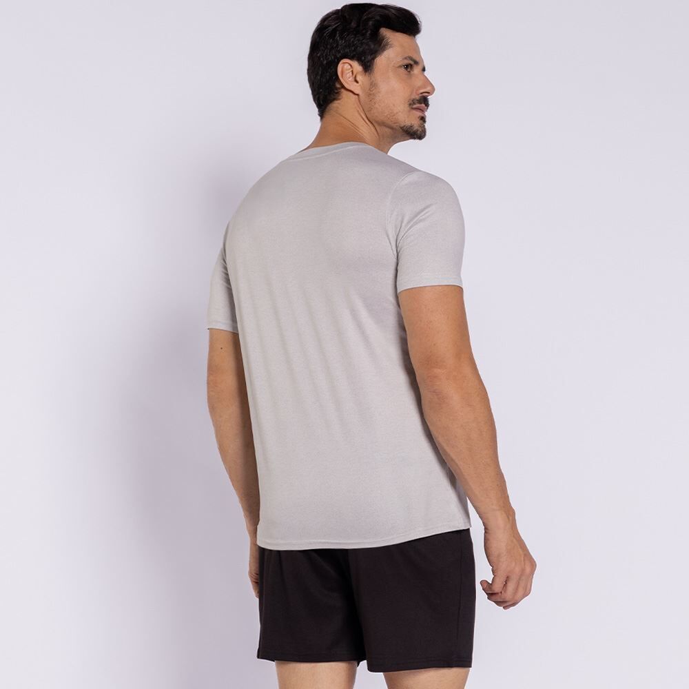 Pijama Masculino Curto Peletizado Marc Alain