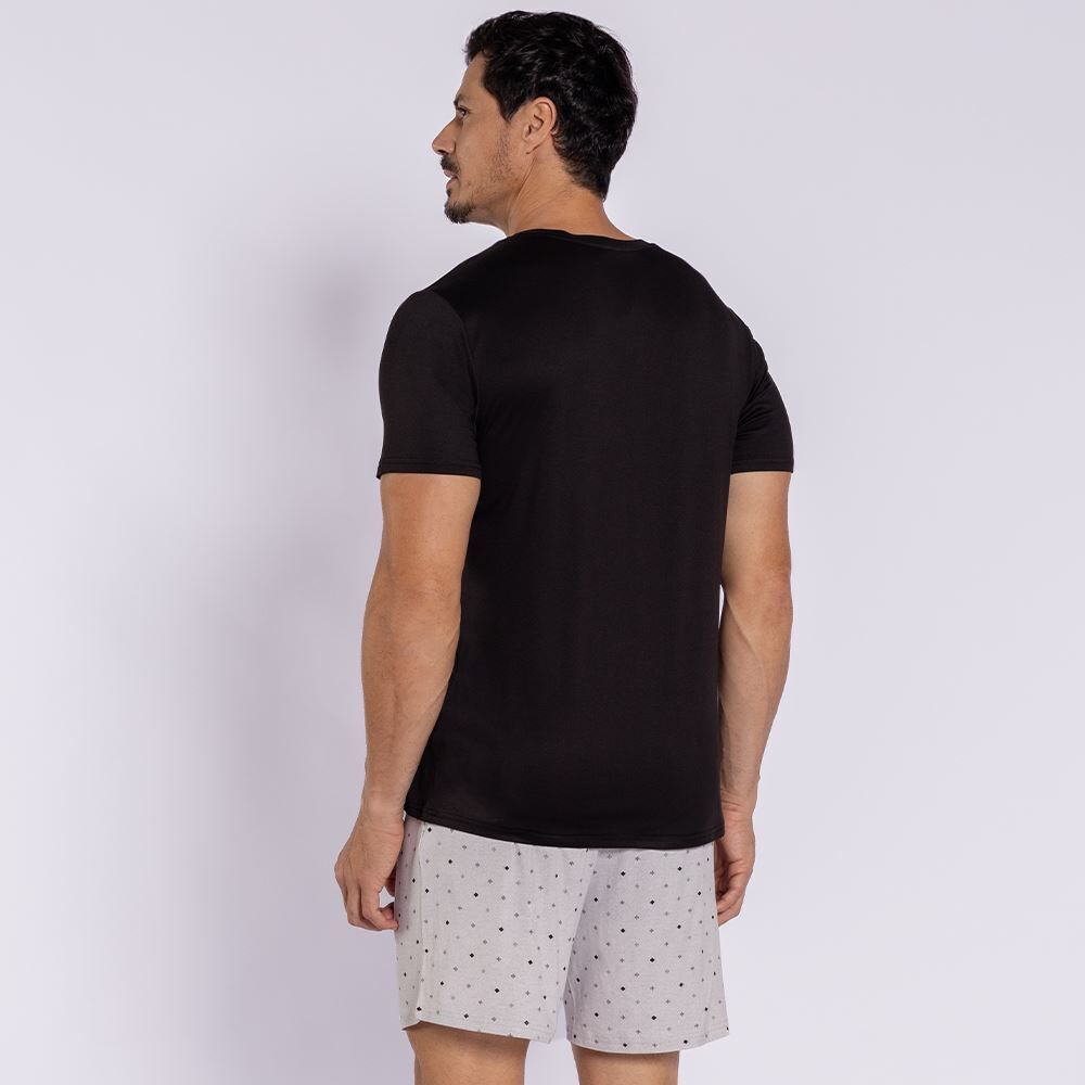 Pijama Masculino Curto Peletizado Marc Alain
