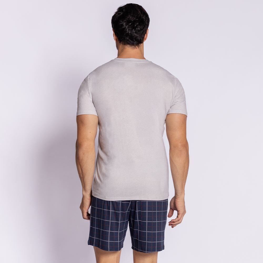 Pijama Masculino Curto Peletizado Marc Alain