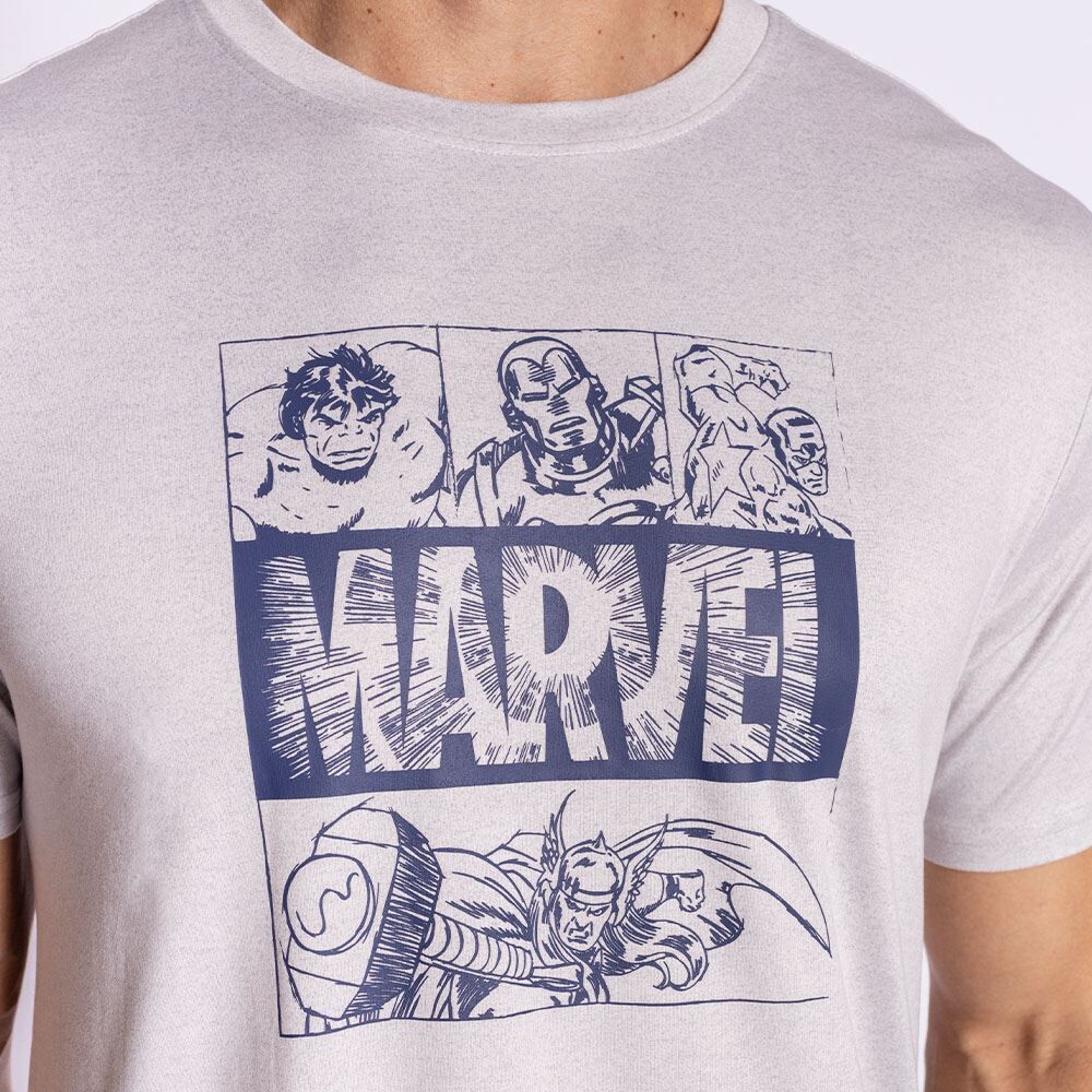 Pijama Masculino Curto Peletizado Marvel