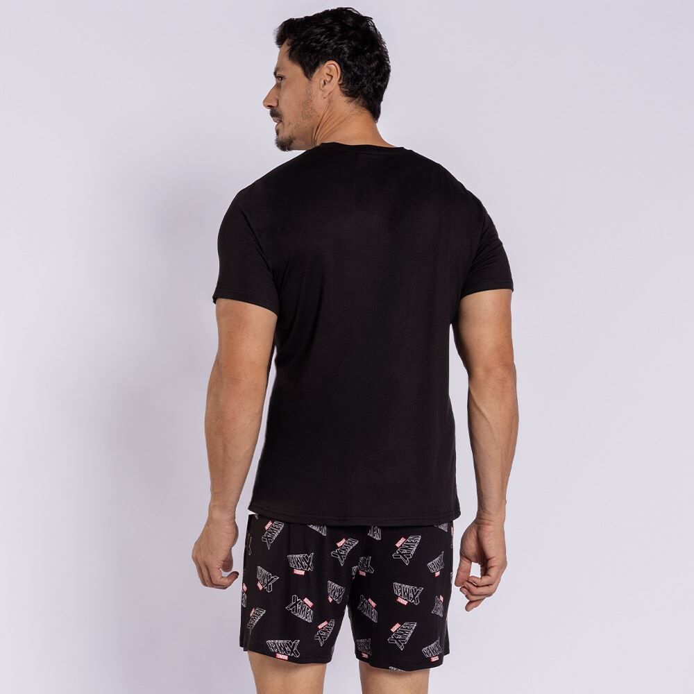 Pijama Masculino Curto Peletizado Marvel