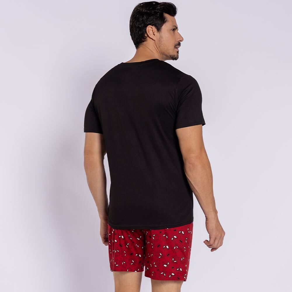 Pijama Masculino Curto Peletizado Marvel