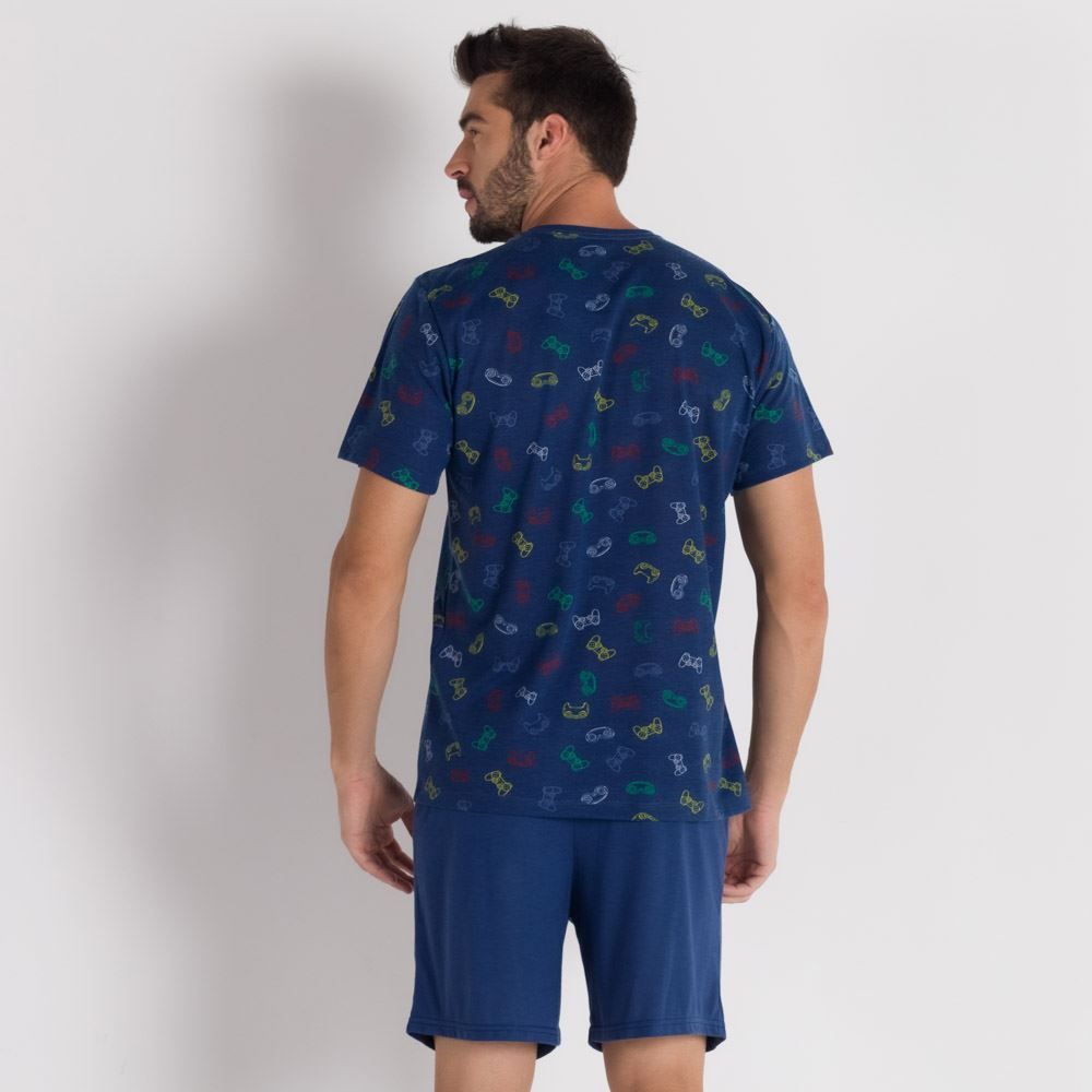 Pijama Masculino Estampado Marc Alain