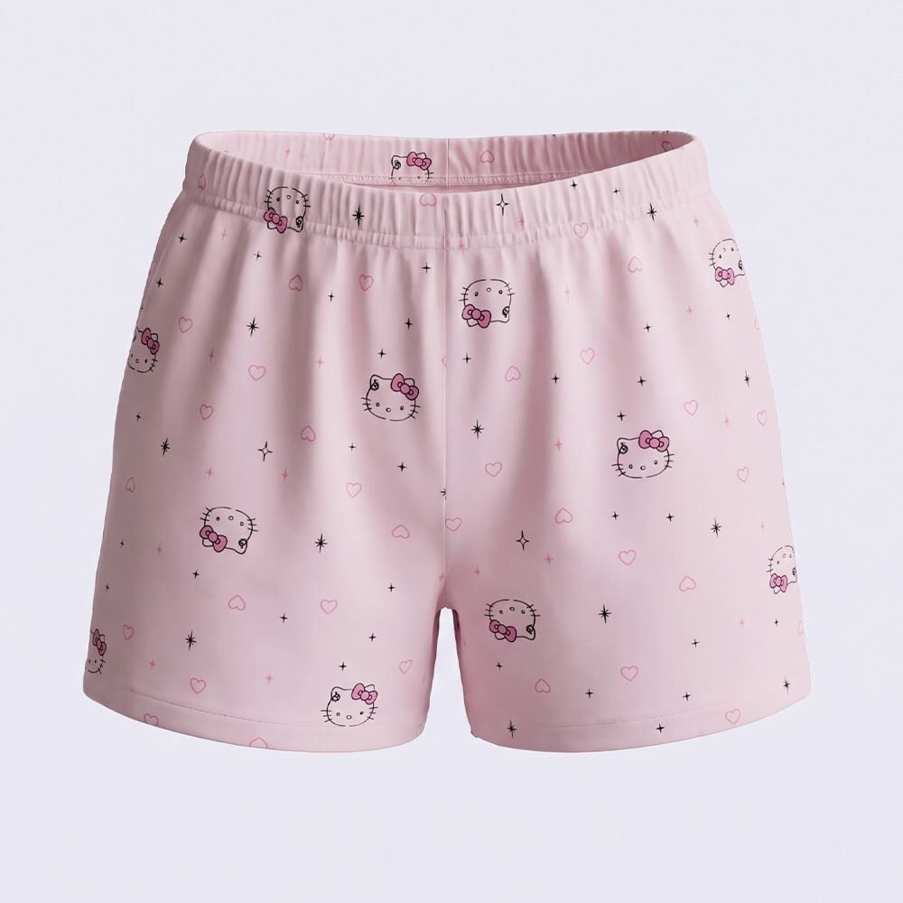 Pijamas Infantil Menina 1 a 3 Anos Curto Hello Kitty Disney