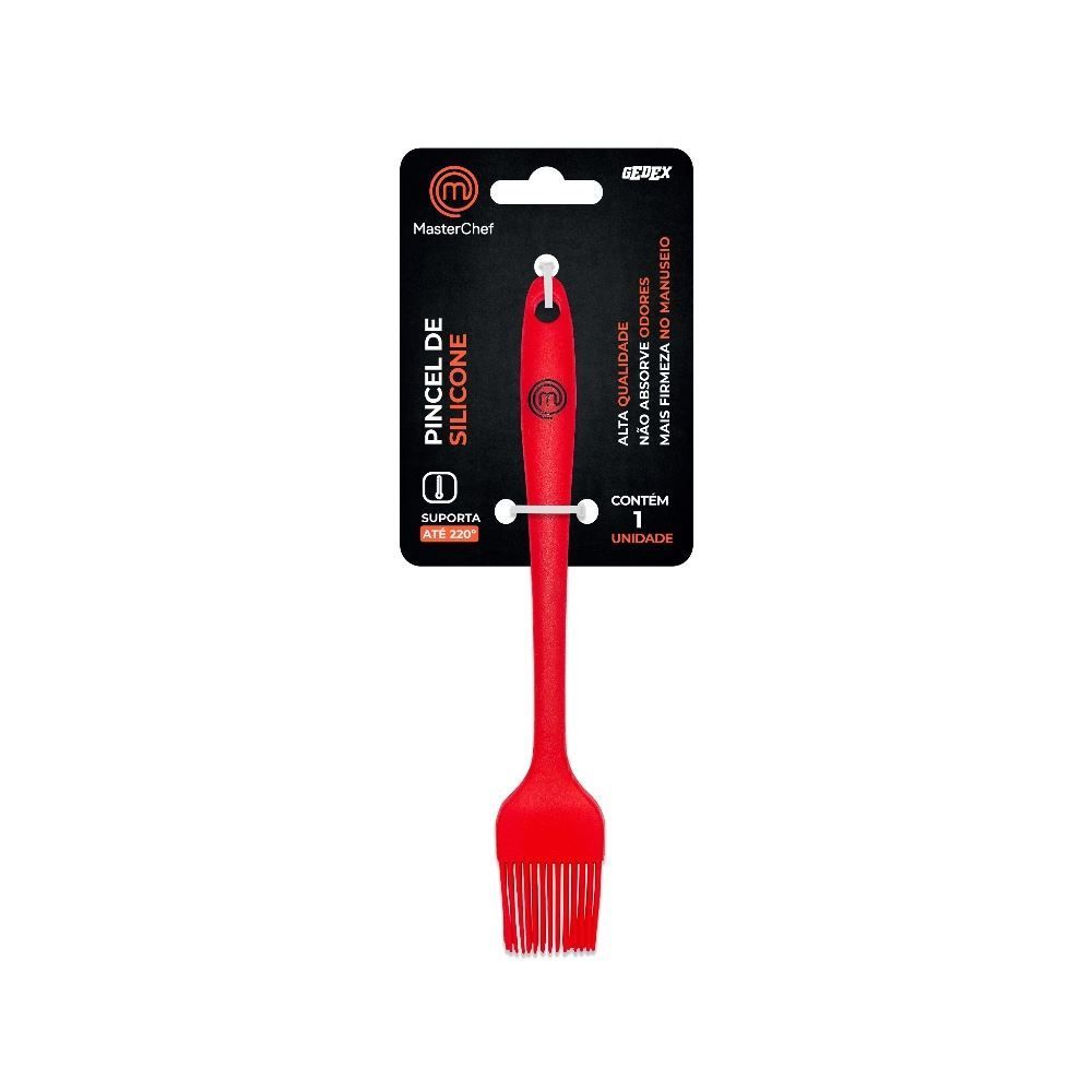 Pincel De Silicone Masterchef - Vermelho