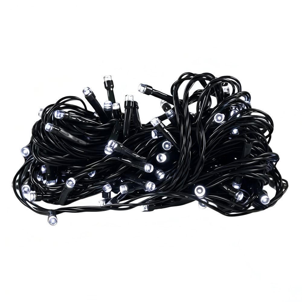 Pisca-Pisca de Natal Branco 8 Funções 100 Leds Taschibra - 127 V
