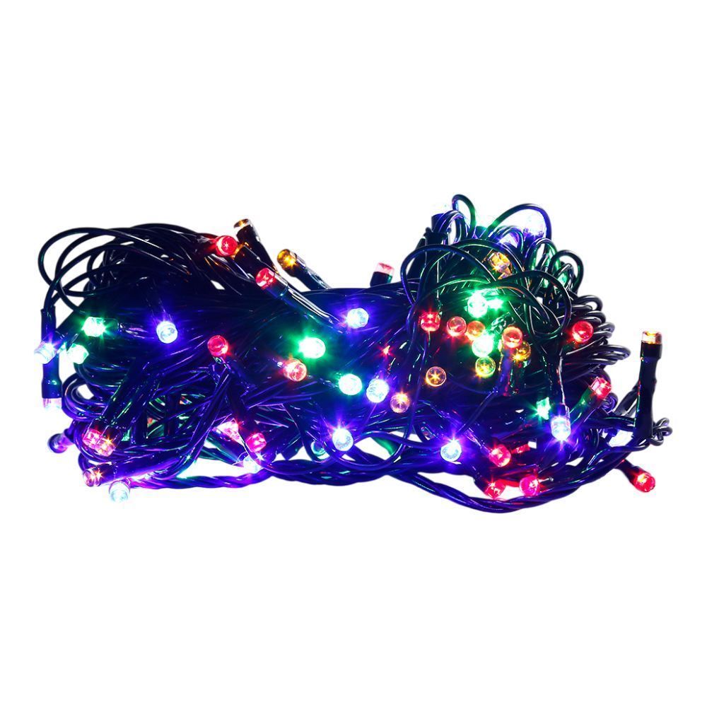 Pisca-Pisca de Natal Colorido 100 Leds 8 Funções Taschibra - 220 V