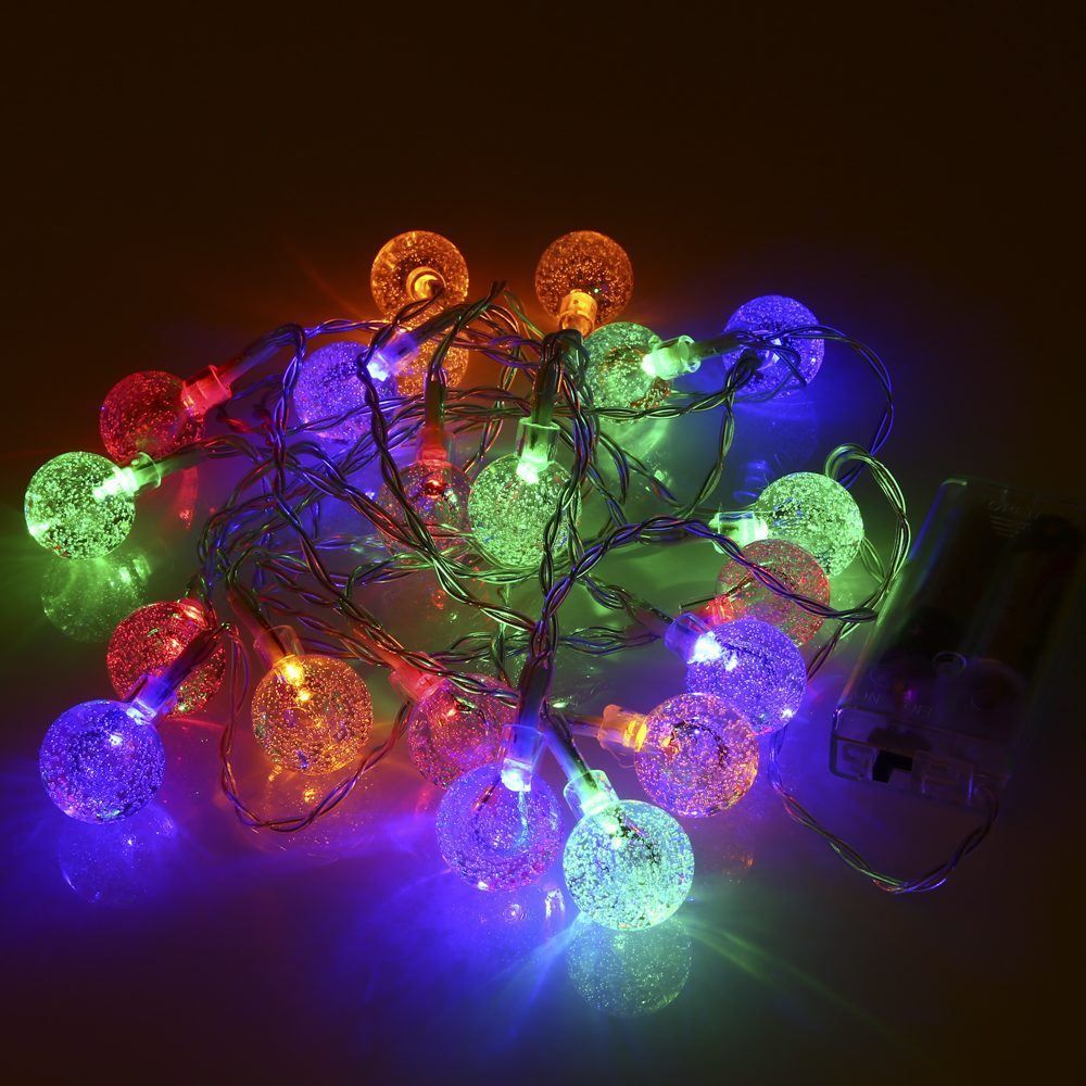 Pisca Pisca De Natal Colorido De Bolas 20 Leds Havan Casa - A Pilha