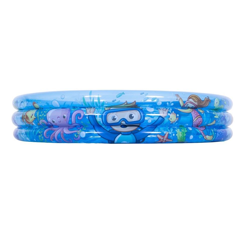 Piscina Redonda para Bebês Master Beach 165 Litros - Azul