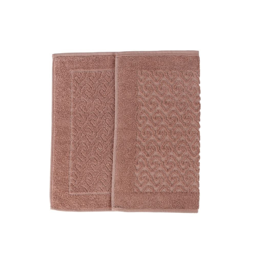 Toalha de Piso para Banheiro 45X68cm Spazio Havan Casa - Malva Doce
