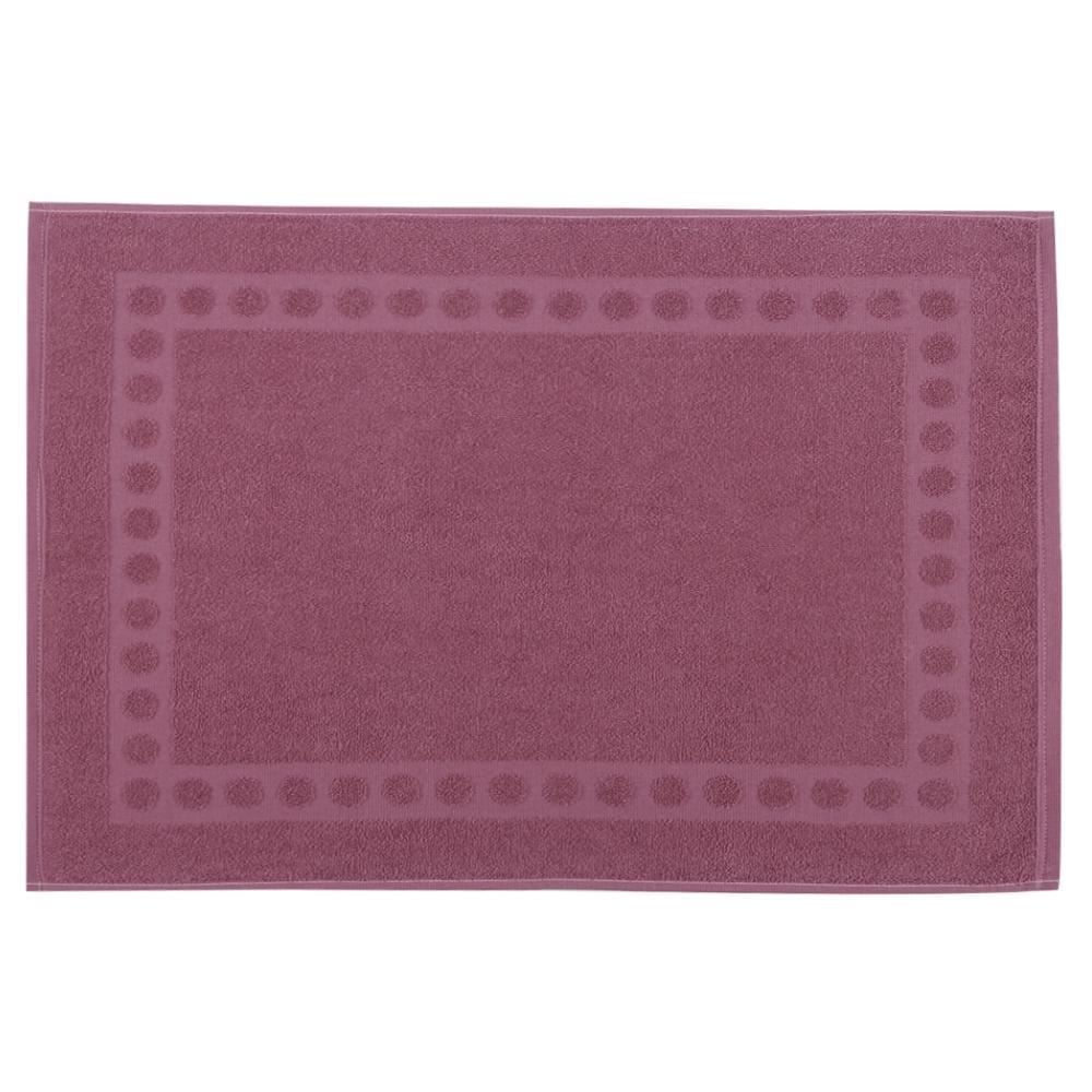 Piso Atoalhado Para Banheiro 100% Algodão Havan Casa - Rosa Madrid