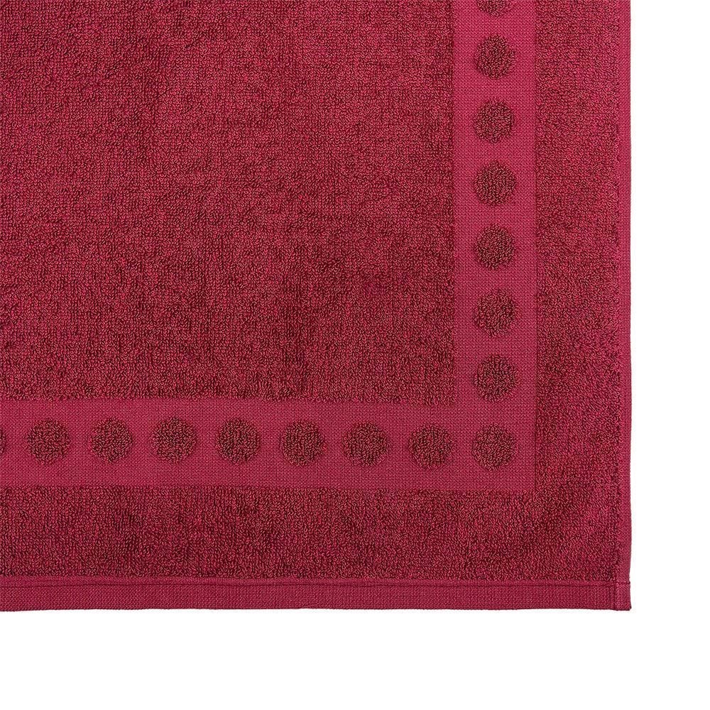Piso Atoalhado 65X50cm Havan - Borgonha Botanic