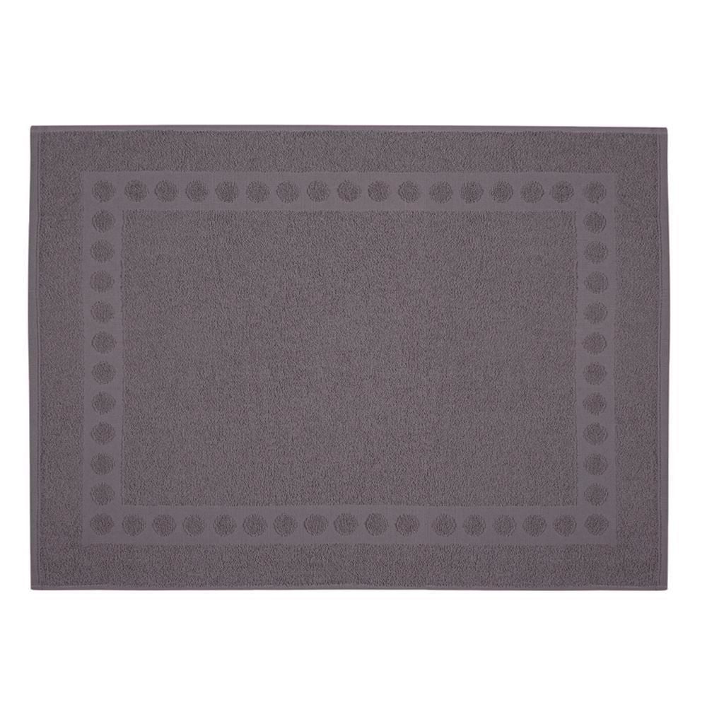 Piso Atoalhado 65X50cm Havan - Chumbo Wave