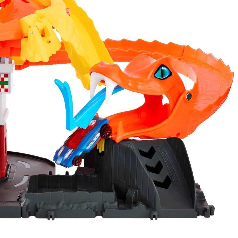 Pista Ataque de Cobra Vs Pizzaria Hot Wheels Mattel - HTN81