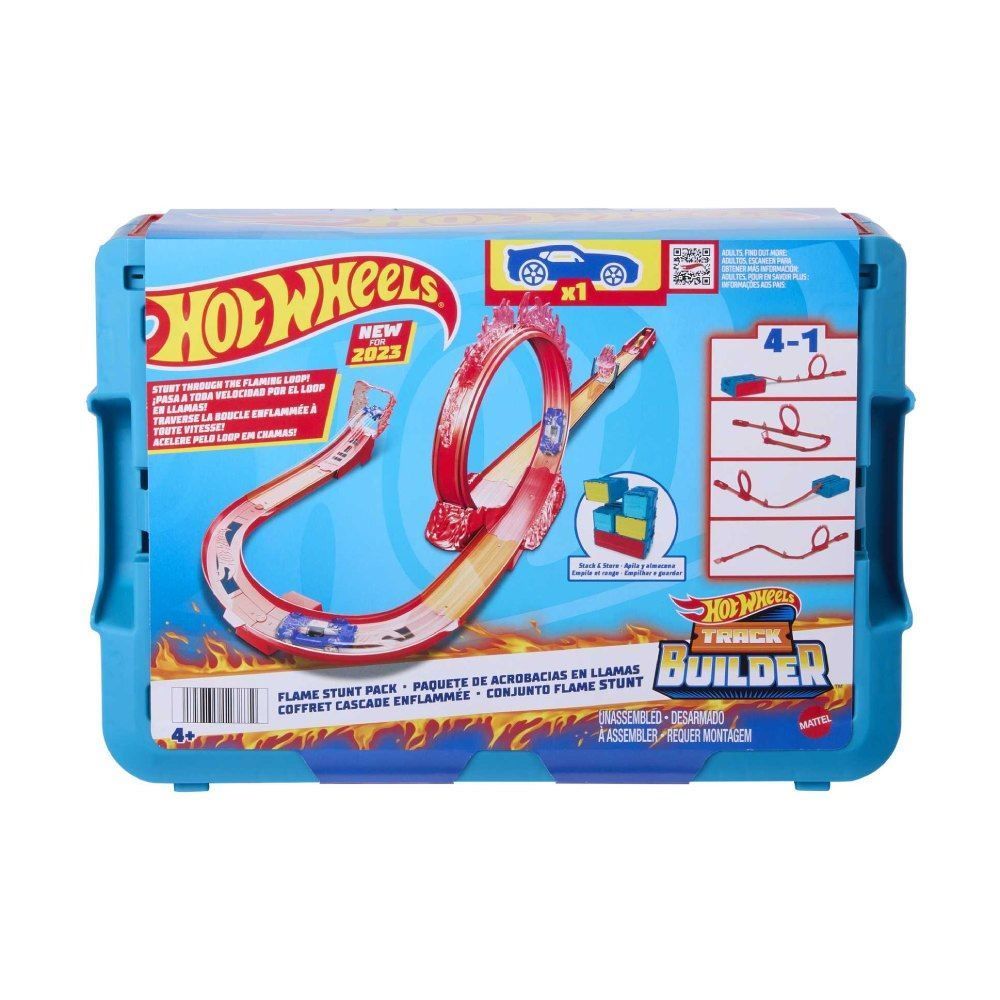 Pista Caixa De Acrobacias Hot Wheels Mattel - HMC04