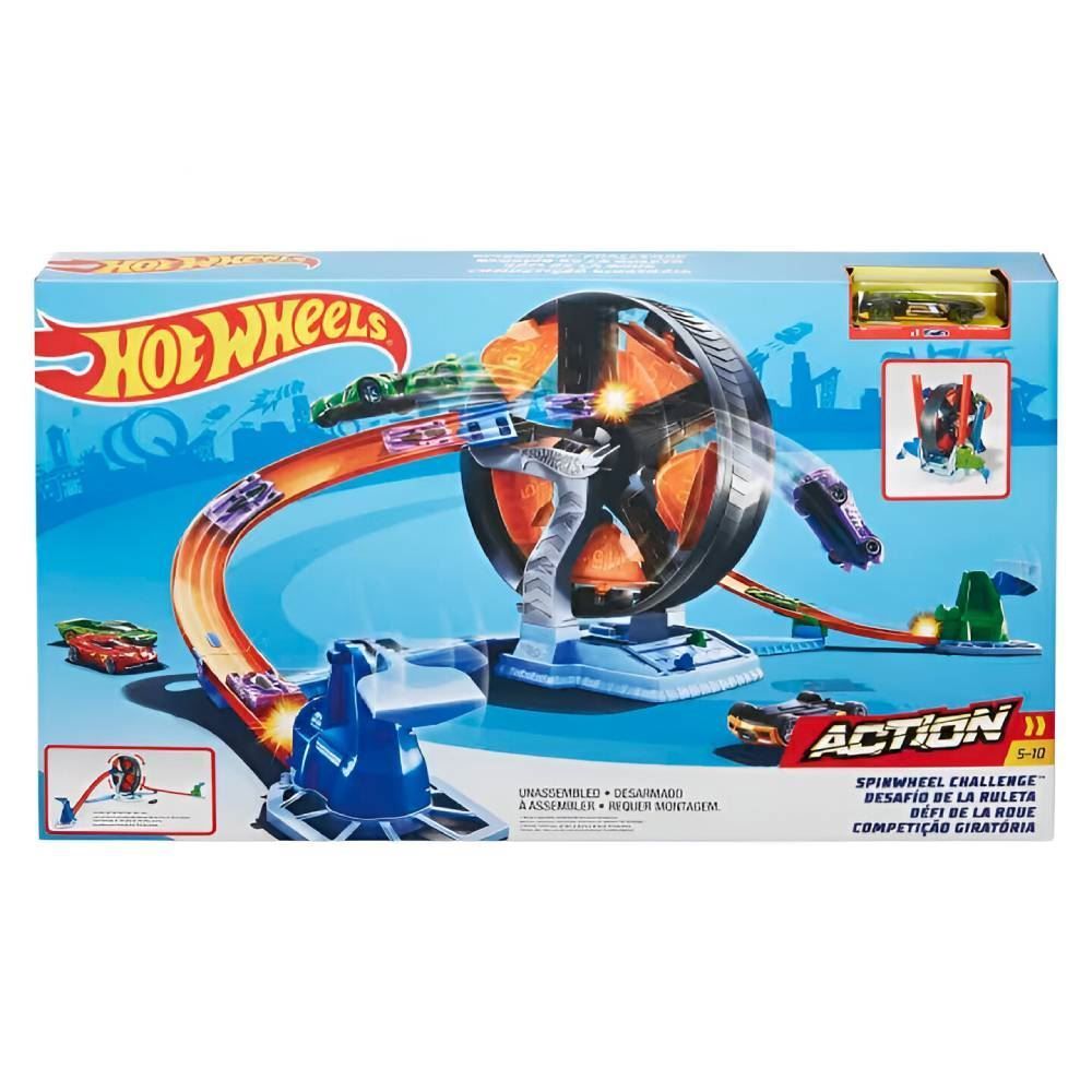 Pista Competição Giratória Hot Wheels Mattel - GJM77