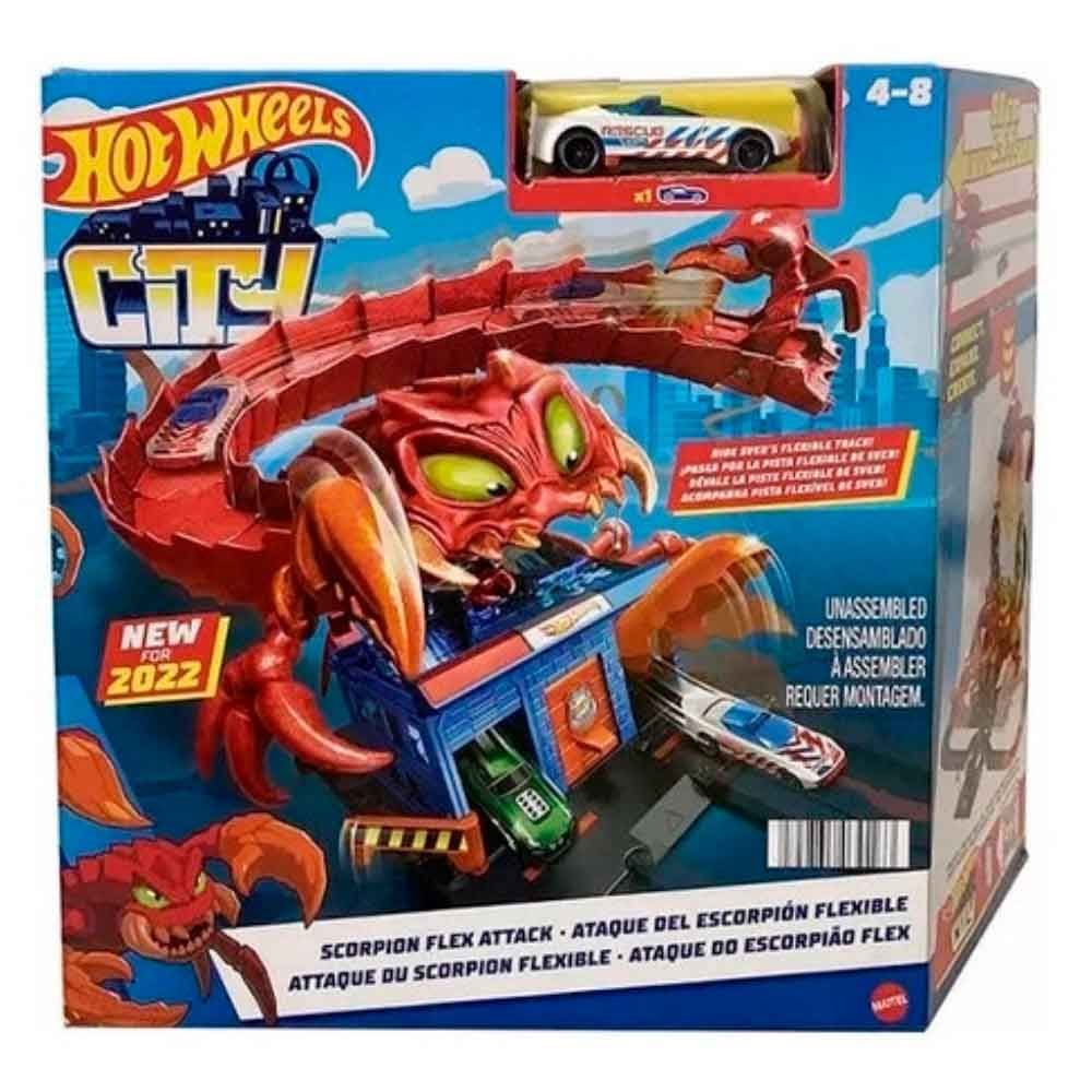 Pista Hot Wheels City Ataque Do Escorpião Mattel - HDR32