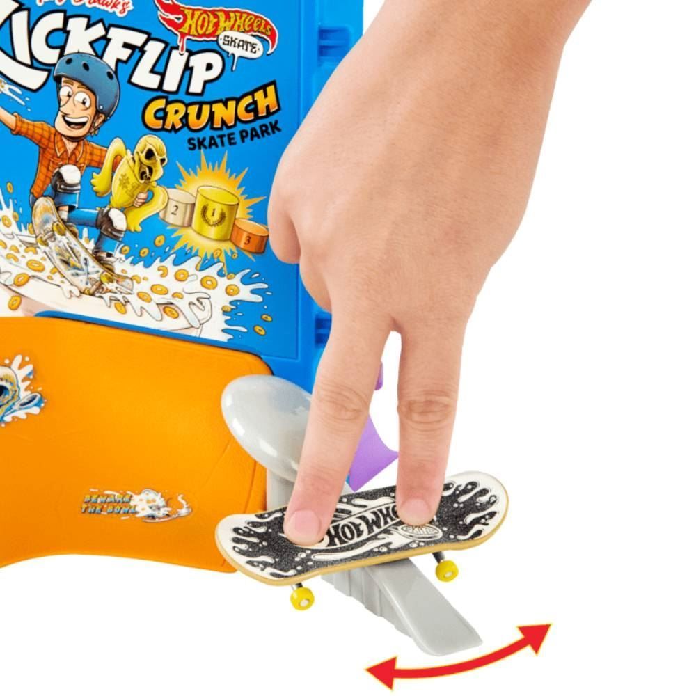 Pista Skate De Brinquedo Set Bowl De Cereal Hot Wheels - HTP09