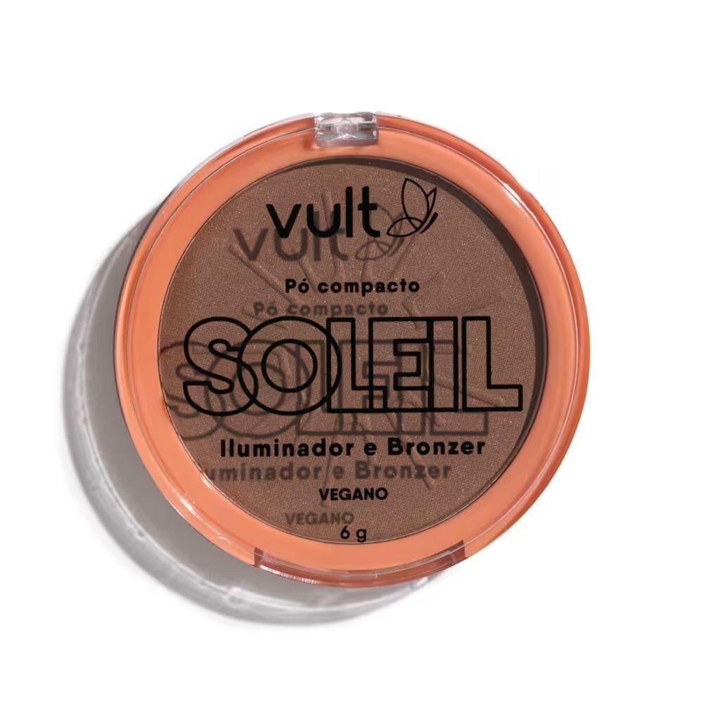 Pó Compacto Bronze Soleil Vult 6Gr - Vegano